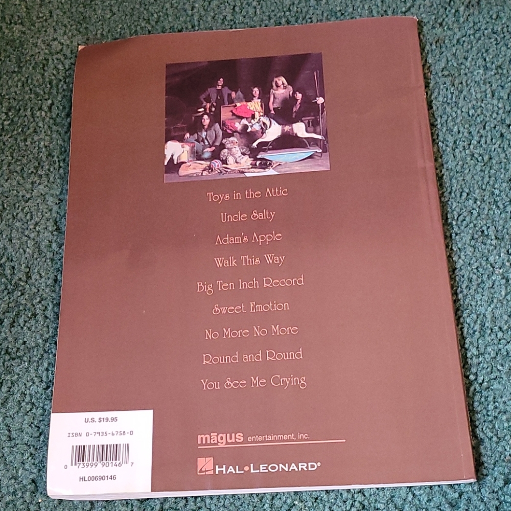 Aerosmith Sheet Music Book - Picture 2 of 4